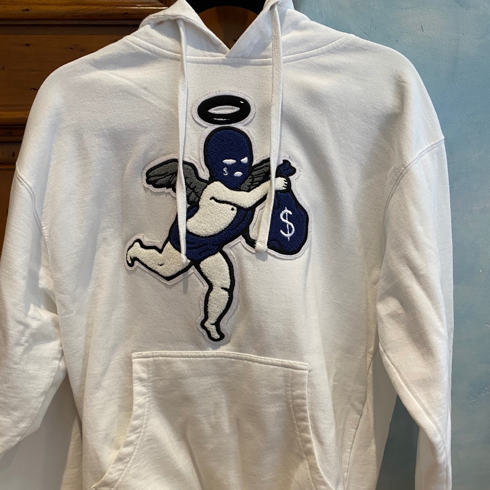 Hasta Muerte Patched Hoodie Size M